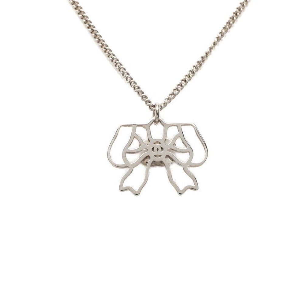 Chanel Coco Mark Ribbon Necklace - Picture 2 of 6